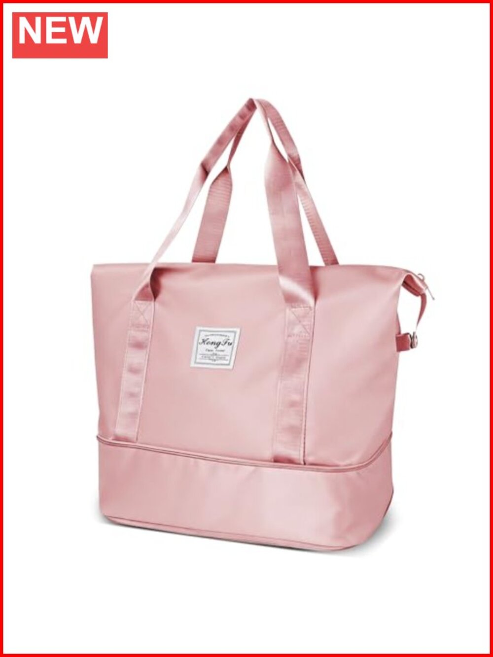 Large Expandable Travel Duffel Bag Waterproof Weekender Carry On Overnight Gym